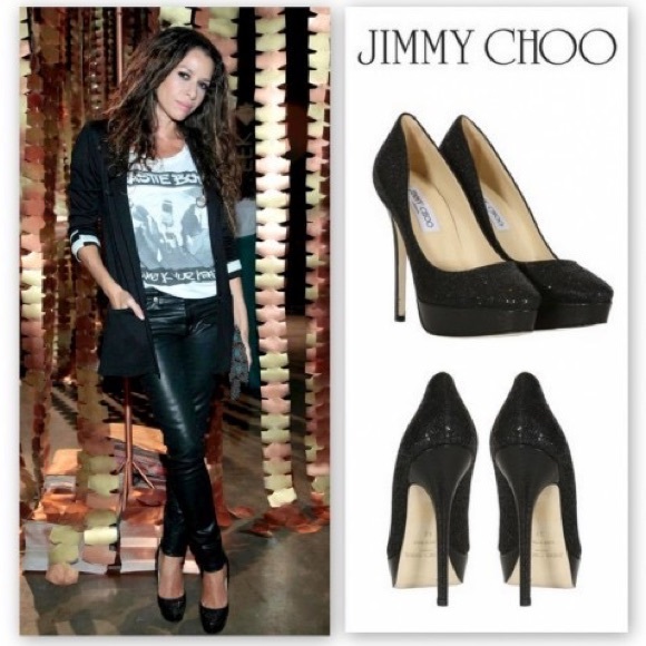 Authentic Jimmy Choo Cosmic Platform Heels - Picture 7 of 7